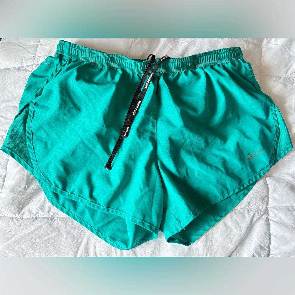Nike Dri-Fit Turquoise Running Shorts